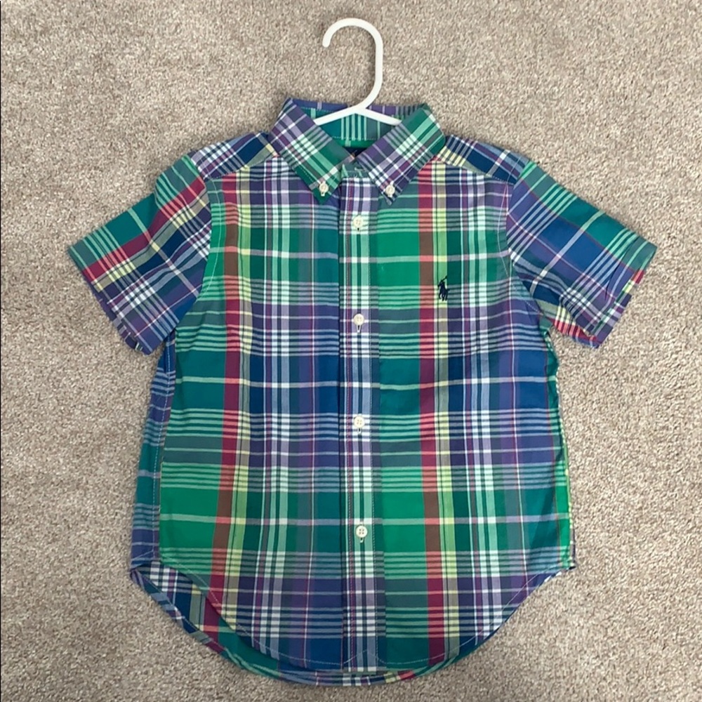 Ralph Lauren short sleeve button down shirt